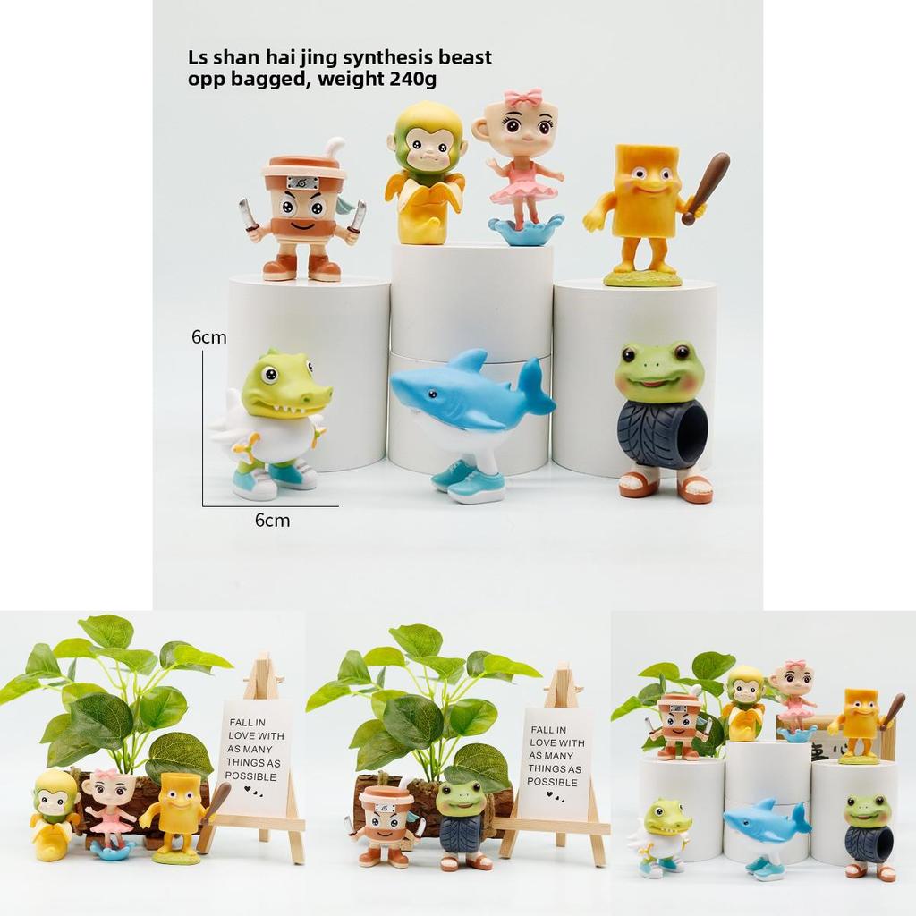 Italiana brainrot Pvc Model Ornament With Unique Designs For Gift And Display