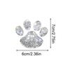 Moda Araba Dekorasyon Çıkartmaları Bling Rhinestone Paw Çıkartmaları Köpek Paw Baskı Araba Çıkartmaları Araba Tampon Penceresi Dizüstü Bilgisayarlar