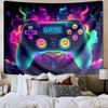 Colorful Gamer Artwork Tapestry Room Decoration Wall Hanging for Living Room Bedroom, dormitory, Birthday and Christmas gifts