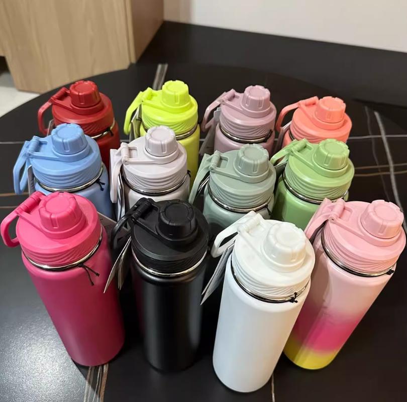 Portable Large Capacity 710Ml Insulated Cup 304 Stainless Steel Yoga Pot For Male And Female Students Couple Cup Holiday Gift Items