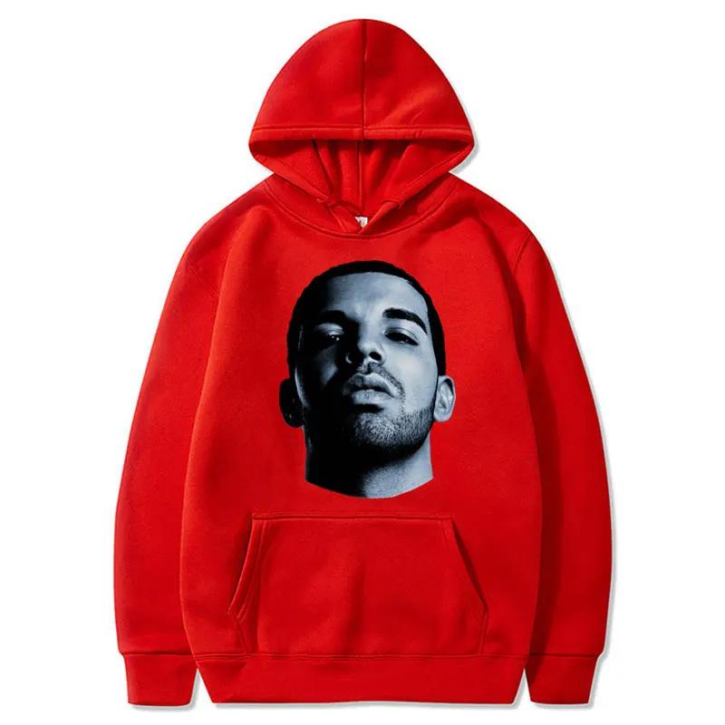 Rapper Drizzy Drake Graphic Men's Hoodies Oversized Vintage Gothic Sweatshirts Hip Hop Trendy Casual Fans Tracksuit Streetwear