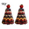 Crafting Materials for Kids DIY Christmas Tree Craft Kit, Handmade Art Crafts And Easy Sewing Kit Beginners Adults, Interactive Fabric Set Holiday