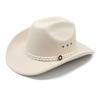 JYL TS DIY Ethnic Cowboy Hat Outdoor Sun Protection Hat Felt