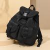 Large Capacity Lightweight Backpack Solid Color Backpack