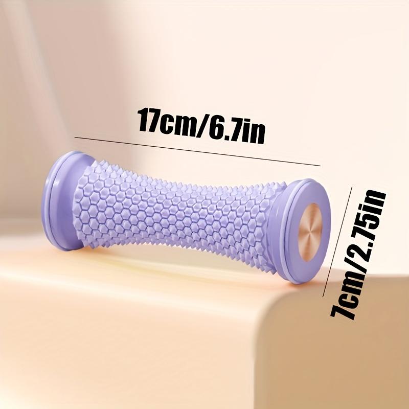 

Массажер для ног Массажный ролик Мяч для йоги Ролик для подошвенной фасции Уход для расслабления мышц Пластиковый ручной массажер для ног Ролики фиолетовый