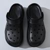 New fashion hole shoes women's platform outdoor wear EVA cool slippers men