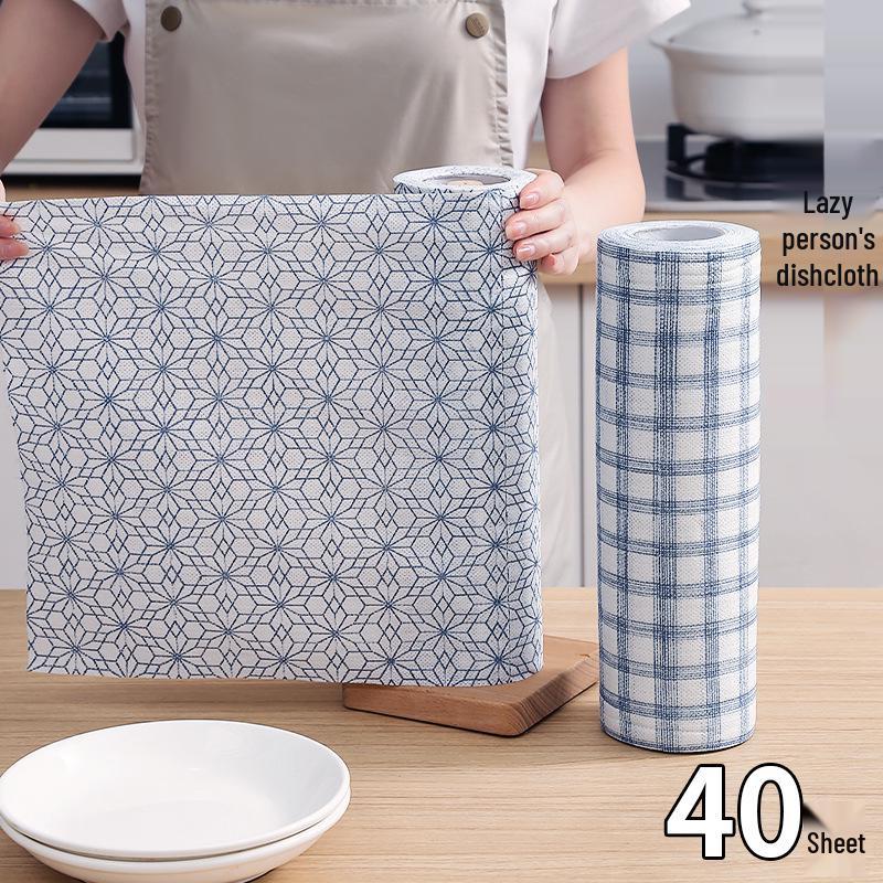 Enhanced Dual-Use Kitchen Towels: Durable, Non-Woven, Wet/Dry Disposable Dishcloths