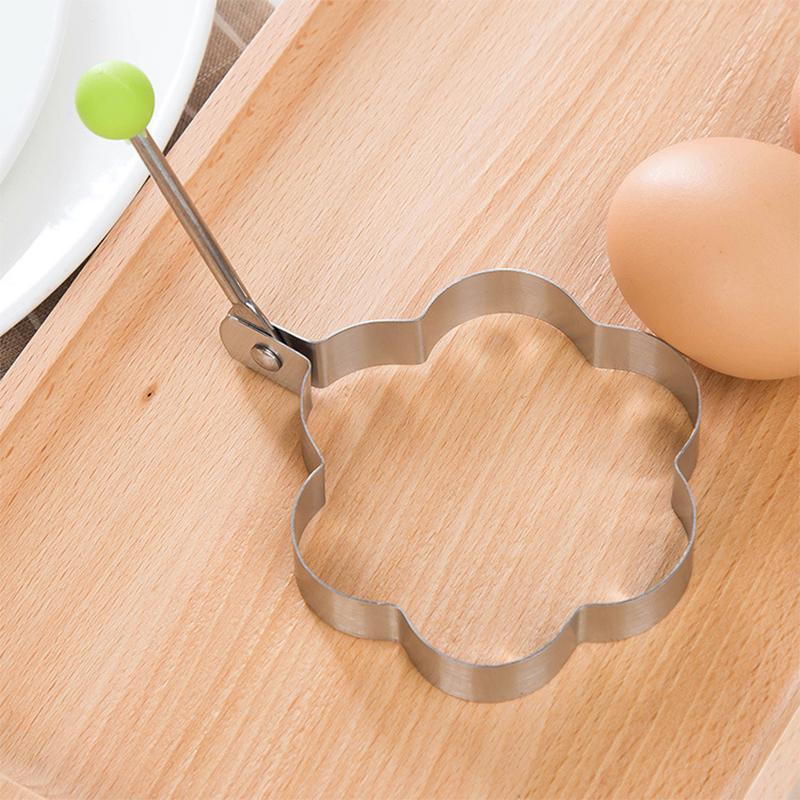 Stainless Steel Egg Frying Mold Diy Egg Frying Model Egg Frying Tool Heart-Shaped Mold Pancake Maker