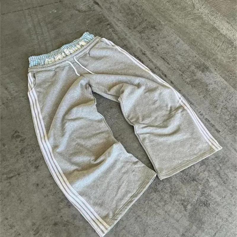 Europäischer und amerikanischer Hip-Hop Street Y2K Doppelbund lässiger Sportstil modische und personalisierte Herren- und Damenhose