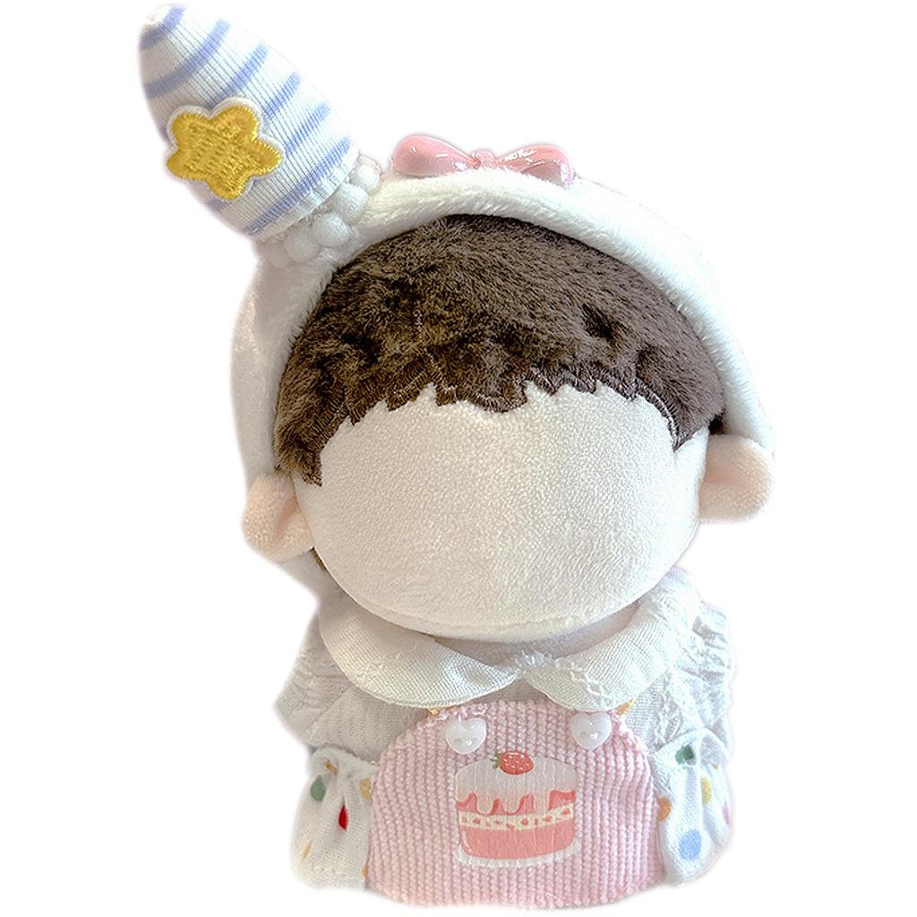 Plush Kigurumi [Cake] (Shirt, Apron, and Head Dress Set) for 10-15cm Plush Toys, Nuikatsu, g.trigger, Oshi-Nui (Product Code: 0 ...