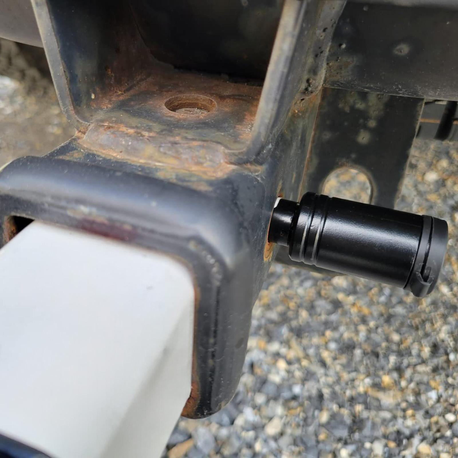 

Замок сцепного устройства Стопорный палец Защелка квадратного типа Прочный Американский стиль для внедорожника Автомобильный