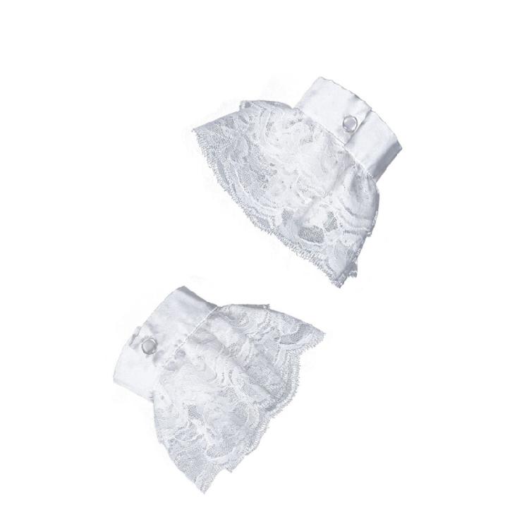 Elizabethanischer Stil Halskrause Halloween-Kostüm Koloniale Rüschenhalskrause für Veranstaltung im viktorianischen Stil