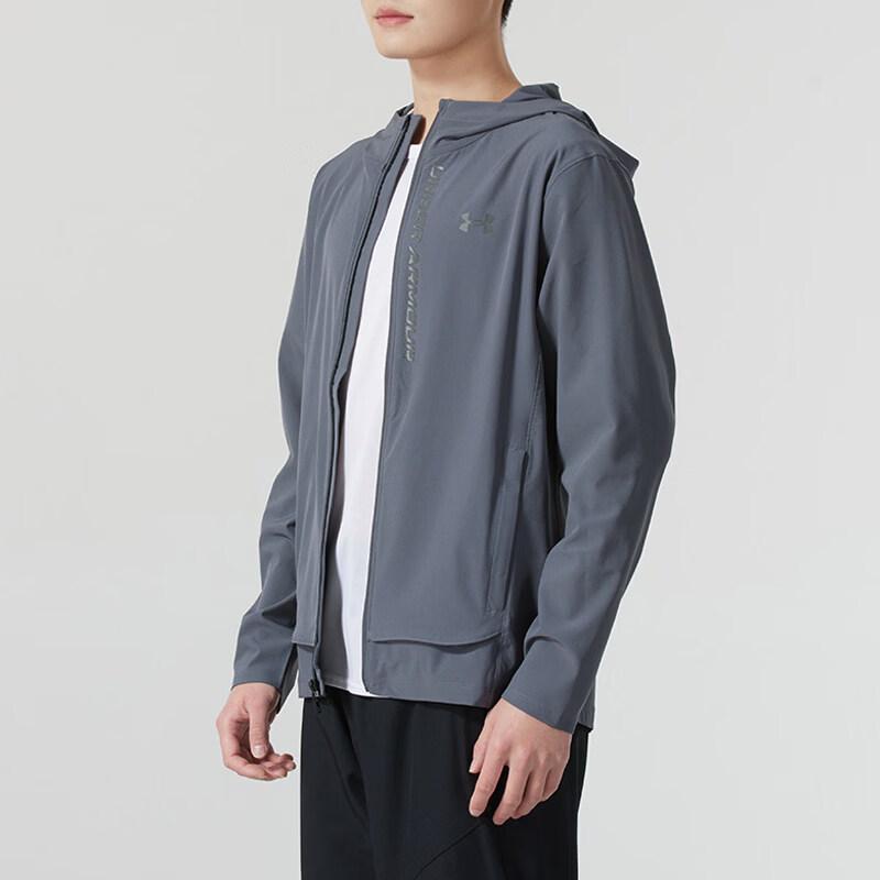 Under Armour Men s Road Running Woven Hooded Jacket XL