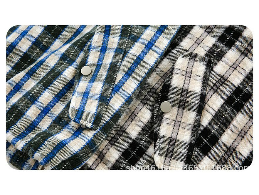 CATTEE Herren Retro Karierte Kapuzenjacke - Lässige Frühjahrsmode