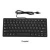 Spot Small Wired Mini Chocolate Keyboard - USB Portable, Multilingual Support (German, Russian, Japanese, etc.)