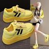 Bread shoes dopamine autumn new couple ins trend 2025 casual versatile breathable student board shoes student