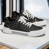 New Streetwear Denim Sneakers Men's Fashion Tied Up Runway Shoes Male Canvas Sneakers Hip-hop Shoes Large Size 47 48 Boy Trainer
