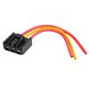 3-Pin AC Front Blower Motor Connector Pigtail Plug Harness Socket Wiring fit for Jeep Wrangler JK 2014 2015 2016 2017 2018