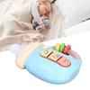 Baby Bottle Shape Teething Toys Soothing Sounds Lullaby Machine with Light and Music for Newborn Early Education