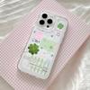 Korean Ins Cute Four-leaf Phone Case For Oppo Realme C63 C53 10 9 C30 Reno13 Reno12 Reno11 Reno10 8 7 6 F 5G Clear TPU Cover
