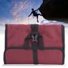 Purple Red Nylon Outdoor Rock Ice Climbing Mountaineering Equipment Storage Bag Quick Hanging Pouch