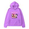 Autumn hoodies kpop demon hunters print Fleece sweatshirt  Jacket Cartoon pullover y2k sudadera anime hoodie kids clothes girls