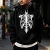 Men's Hooded Halloween Print Hoodie