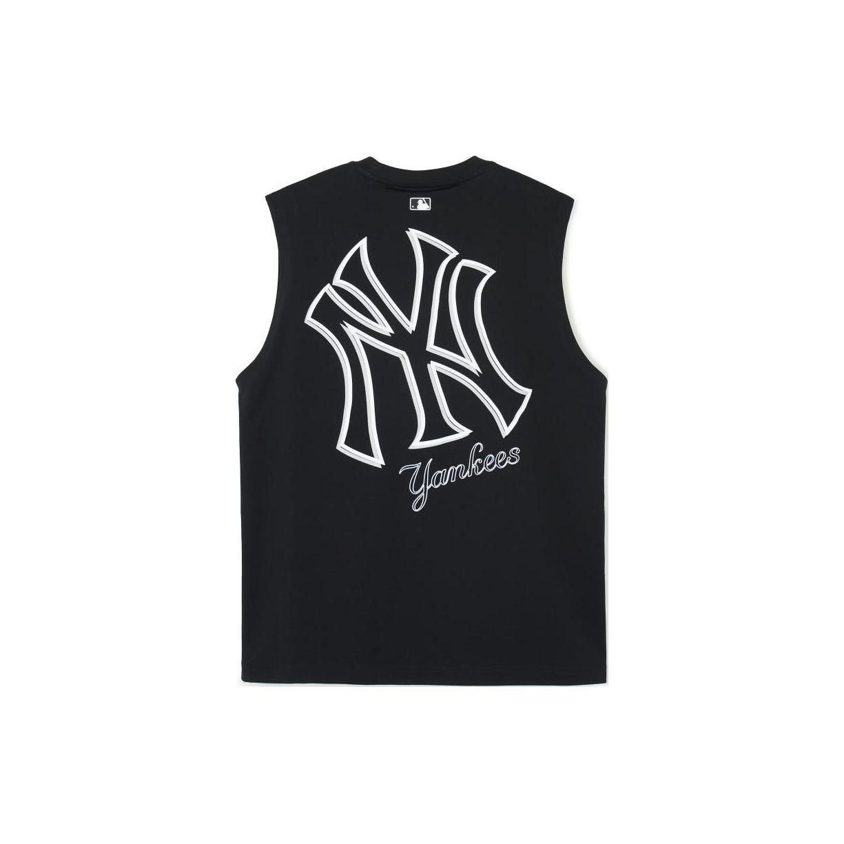 MLB SS24 Tank Tops Unisex Black 3ATKB0343-50BKS XS