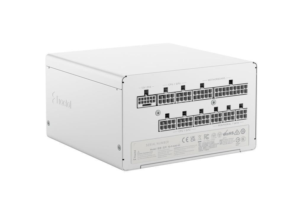 Fractal Design Ion 3 Gold 1000W White PC Power Supply Unit PS1672 FD-P-IA3G-101