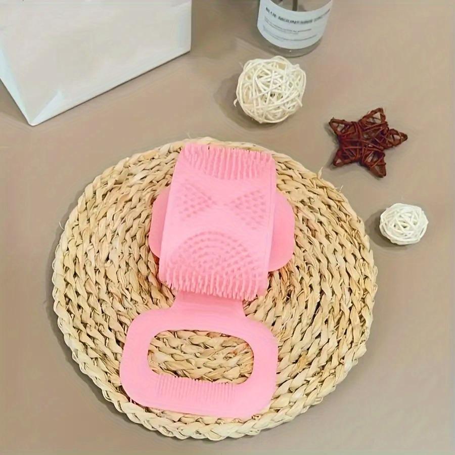 

A Super Long Double-Sided Exfoliating Body Scrub - Fragrance-Free, with A Colorful Back and A Textured Surface for Deep Cleaning and Smoothing The Ski