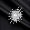 New Alloy Brooch High-end Niche Women's Peony High-end Pin Coat Suit High-end Versatile Brooch