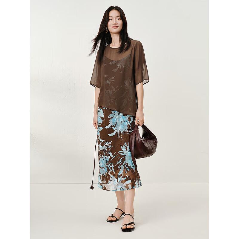 

Анна Ко. Женское платье-ками с принтом и болеро, комплект из двух предметов M