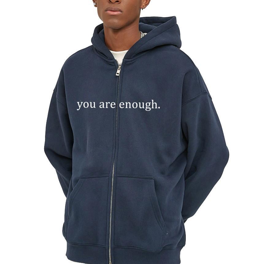 Women's Cute Oversized Zip-Up Hoodie with Drawstring - Autumn Jacket for Teen Girls