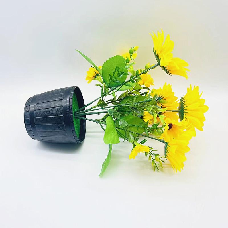 Simulated Sunflower Artificial Artificial Flower Potted Interior Decoration
