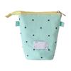 User Friendly Cloth Pen Pouches With Spacious Interior Dot Pattern Lightweight Student Essential For Classroom