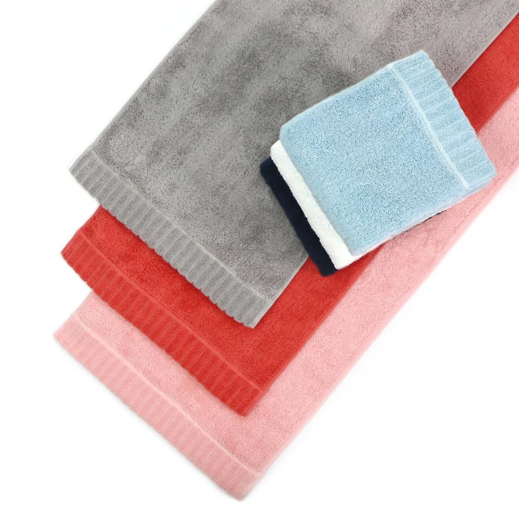 Imabari Towel Iori NEW "IORINO/Yokusuu" Face Towel, Fluffy, Soft, and Highly Absorbent (Pink)