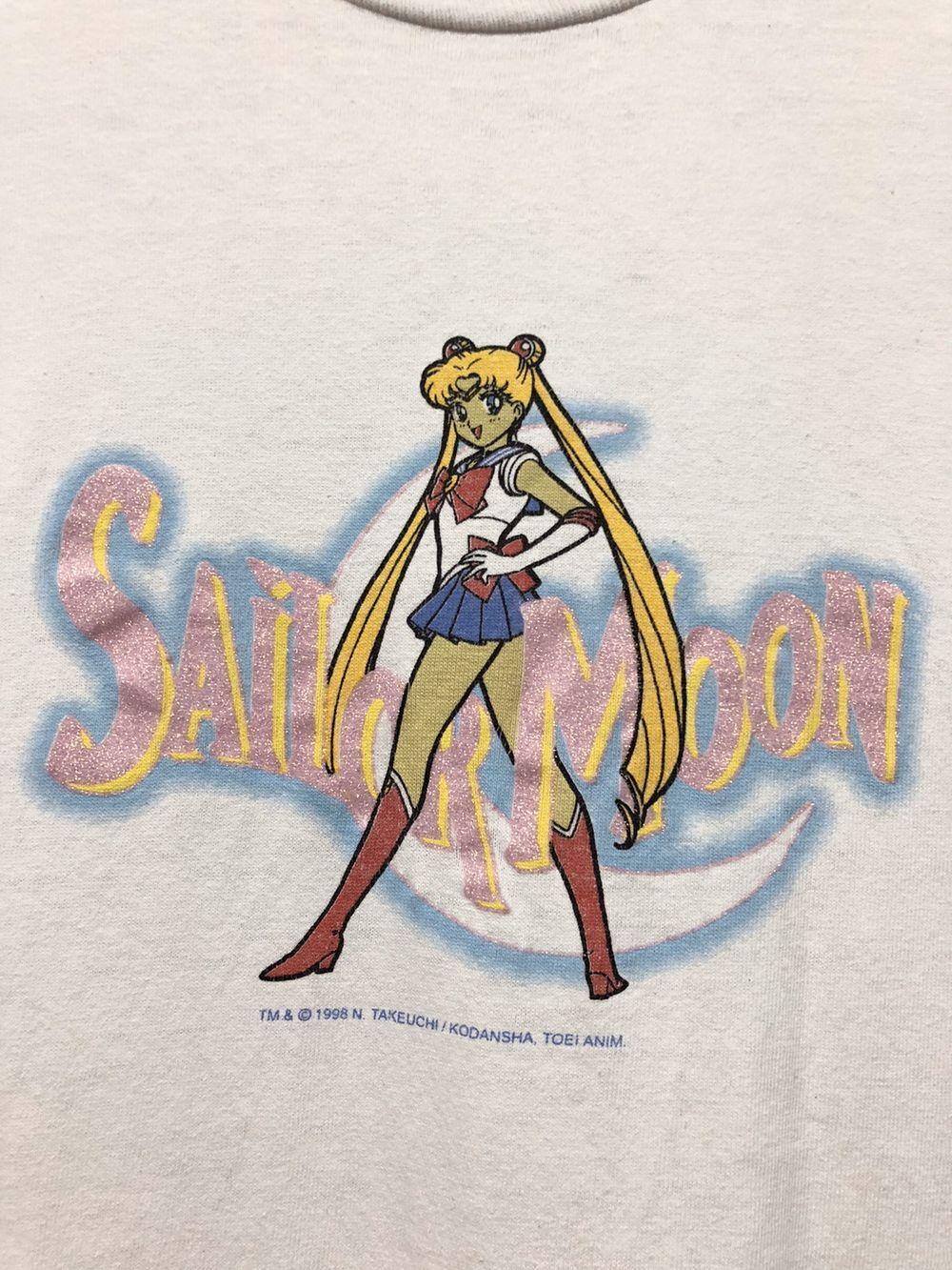 Sailor Moon anime 90s unisex t-shirt cotton short sleeve tee remake white shirt Unisex T-Shirt S