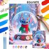 Oil Painting Painting Art Handmade Painting Kit Winter Stitch Christmas Snow Globe Home Decoration Birthday Gift