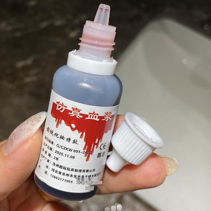 Spit Blood Capsules: Fake Plasma Bags for Halloween Vampire Costumes and Pranks