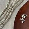 Thai Handmade Small Flower Silver Spacer Beads Bracelet DIY Accessories