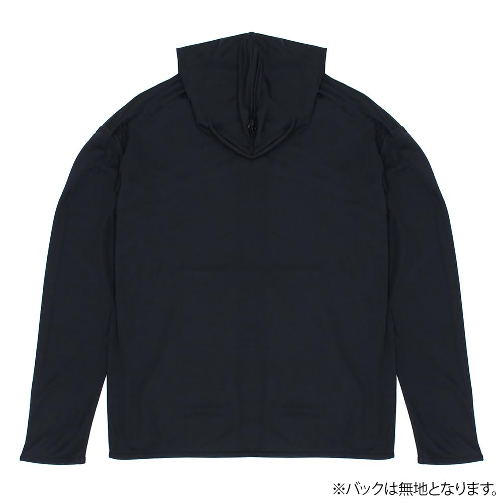 COSPA Ghost in the Shell STAND ALONE COMPLEX Laughing Man Icon Full Zip Hoodie BLACK L Size [Official]