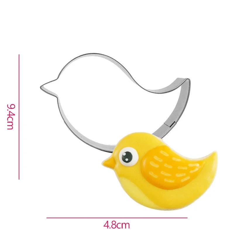 New Easter Cookie Cutter Set Bunny,Egg,Flower,Rabbit Face,Chick,Carrot,Butterfly-Stainless Steel Fondant Cutter Mold Baking Tool