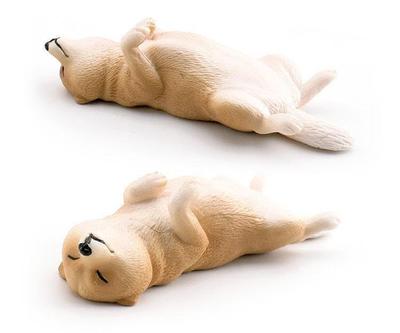 [Nekogami-yama] Shiba Inu Puppy, Belly-Up Miniature Figure, Ornament, Model, Interior Decor, Collector's Item