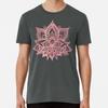 Pink and Grey Lotus Flower S To 5XL Made In the AU/USA T-Shirt
