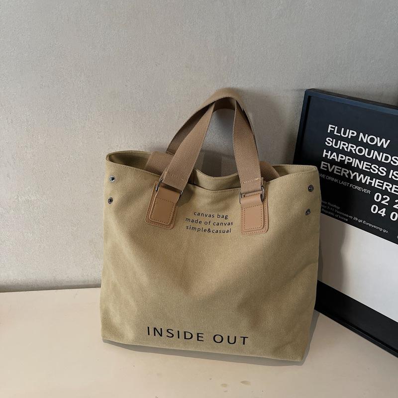 Large-capacity Student Commuting Tote Bag for Classes - Versatile Single-shoulder Bag