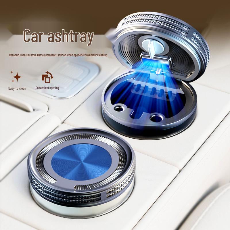 Compatible Ashtray with Cover & LED for Lynk & Co: 03, 09, 01, 06, 05, 02, and New Energy ZERO models.