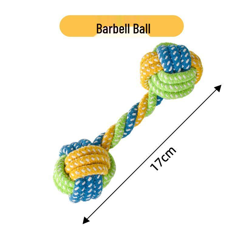 Bite-Resistant Cotton Rope Teething Toy for Puppies & Small To Medium Dogs