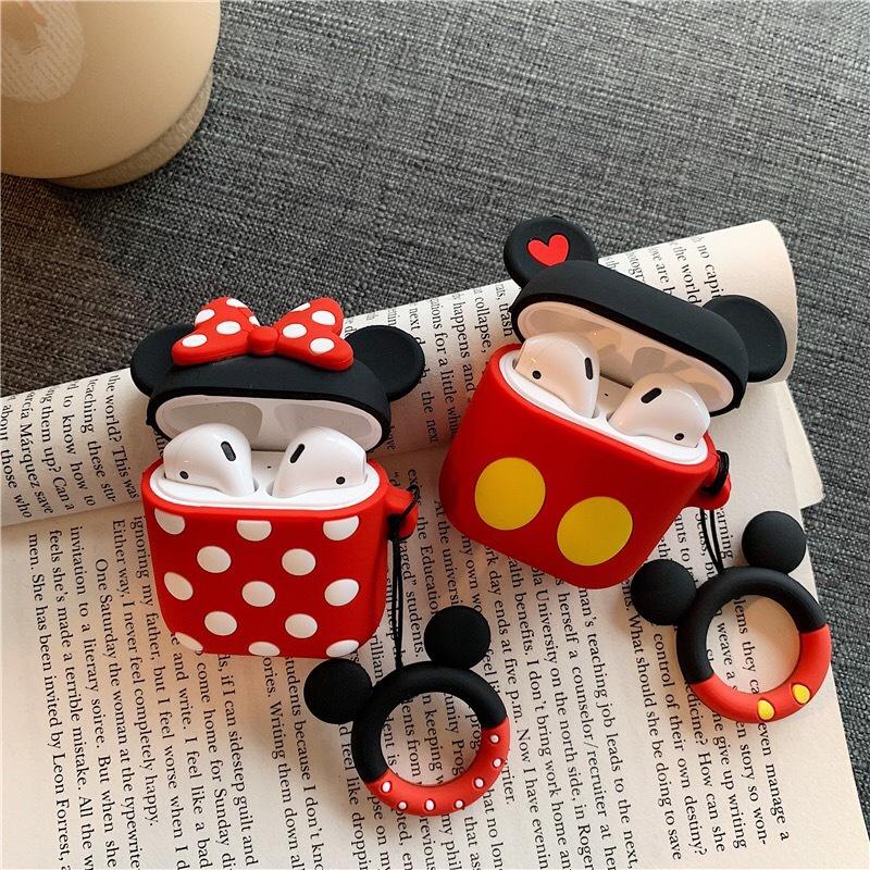 Adorable Mickey And Minnie Airpods Pro Wireless Bluetooth Headphone Cover For Scratch Resistance