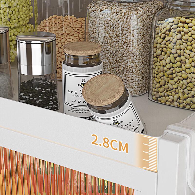 YouShu 3-Tier Dustproof Kitchen Spice Organizer with Drawers