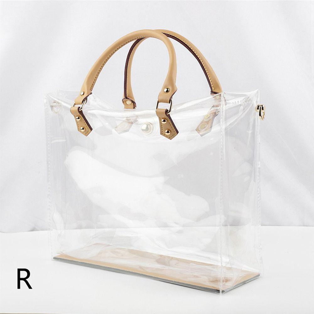 DIY PVC Tote Bag Large Capacity Handmade Handbag Making Kit Clear Gift Bag Travel